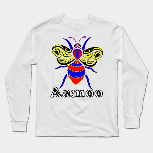 Polyamorous Aamoo (Bee) Long Sleeve T-Shirt by KendraHowland.Art.Scroll